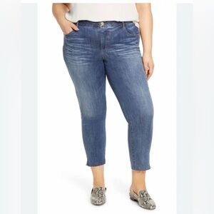 Wit & Wisdom Rough Hem Ankle Jeans Size 22W. Style #LQG2191F8.